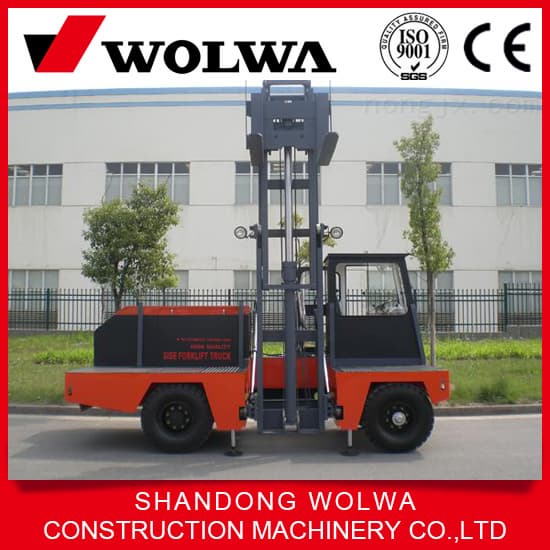4 ton mini side loader foklift truck with hydraulical drive